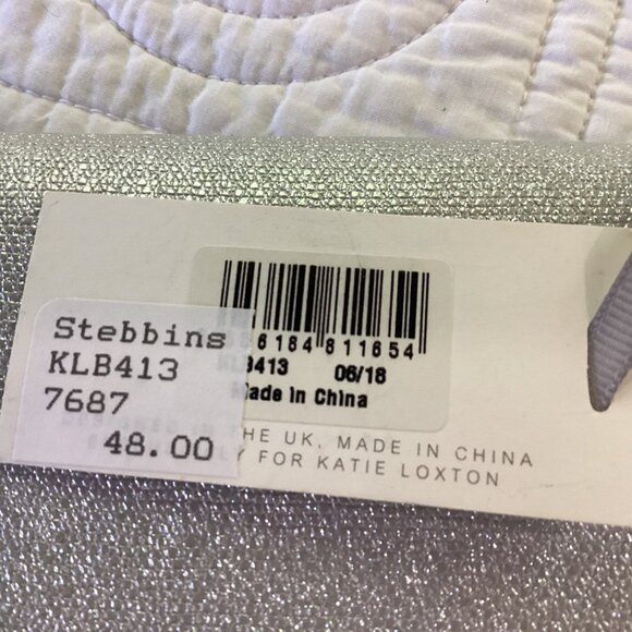 NWT Katie Loxton Metallic Silver Zip-Around Wallet With Gold Hardware - Picture 3 of 11